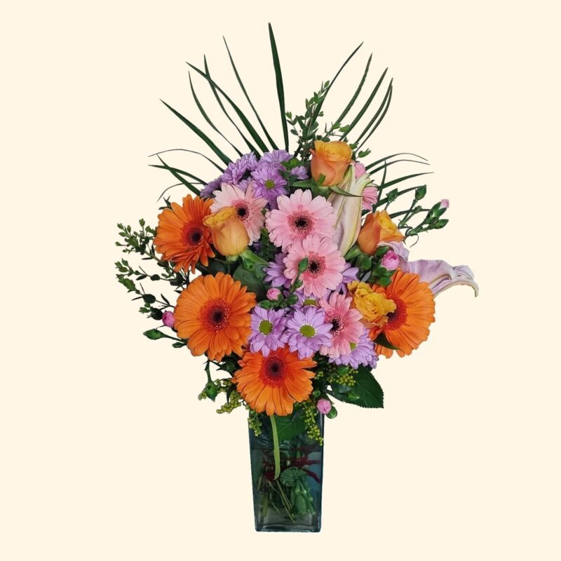 Bouquet di gerbere e rose
