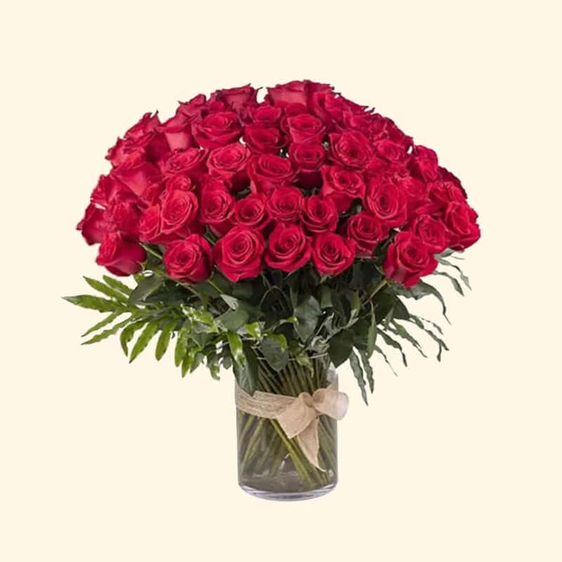 Bouquet di 100 Rose rosse