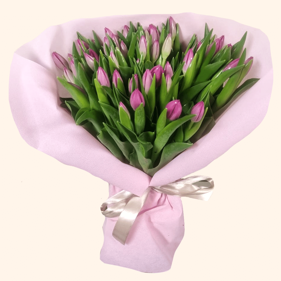 Consegna a domicilio Bouquet di Tulipani Fucsia a Roma