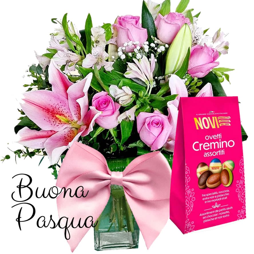 Pasqua. Bouquet di Lilium consegna a domicilio a Roma